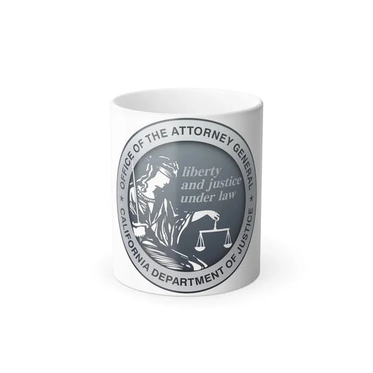 California Department of Justice - Color Changing Coffee Mug 11oz - Go Mug Yourself