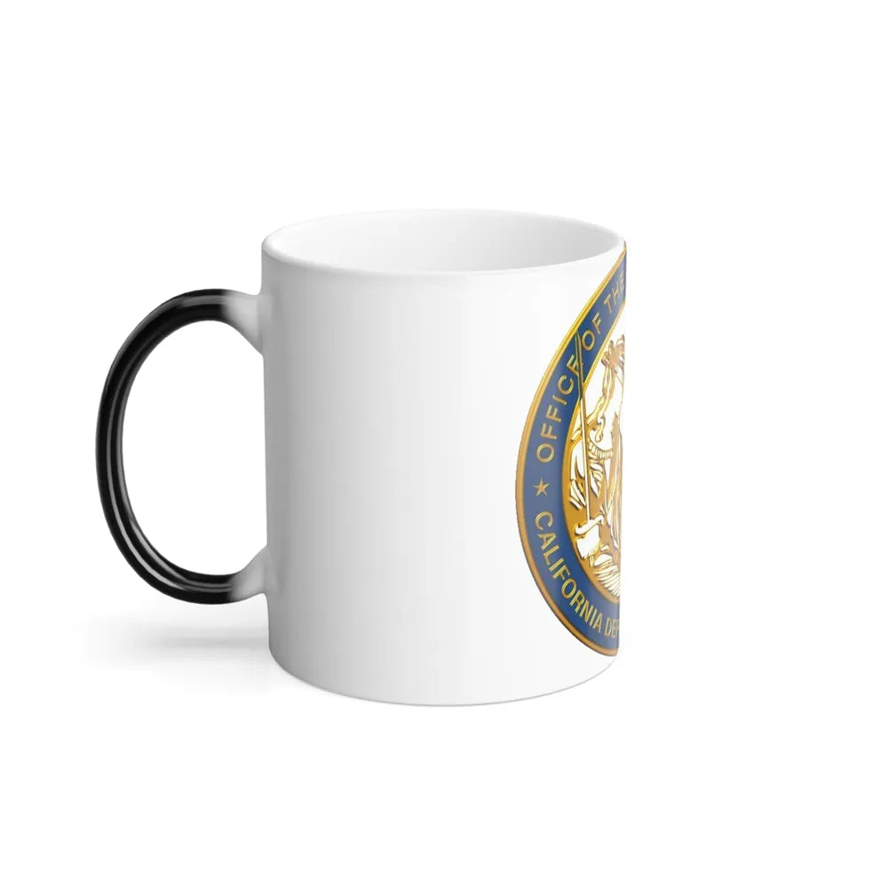 California Department of Justice v2 - Color Changing Mug 11oz-Go Mug Yourself