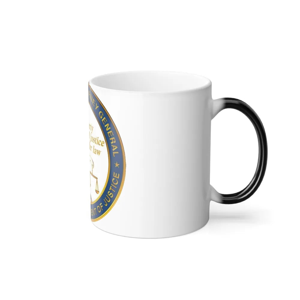 California Department of Justice v2 - Color Changing Mug 11oz-Go Mug Yourself