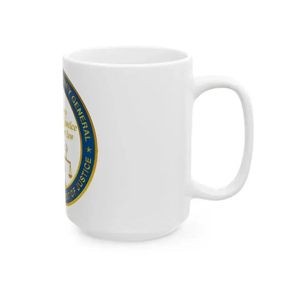 California Department of Justice v2 - White Coffee Mug - Go Mug Yourself
