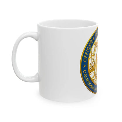 California Department of Justice v2 - White Coffee Mug-Go Mug Yourself