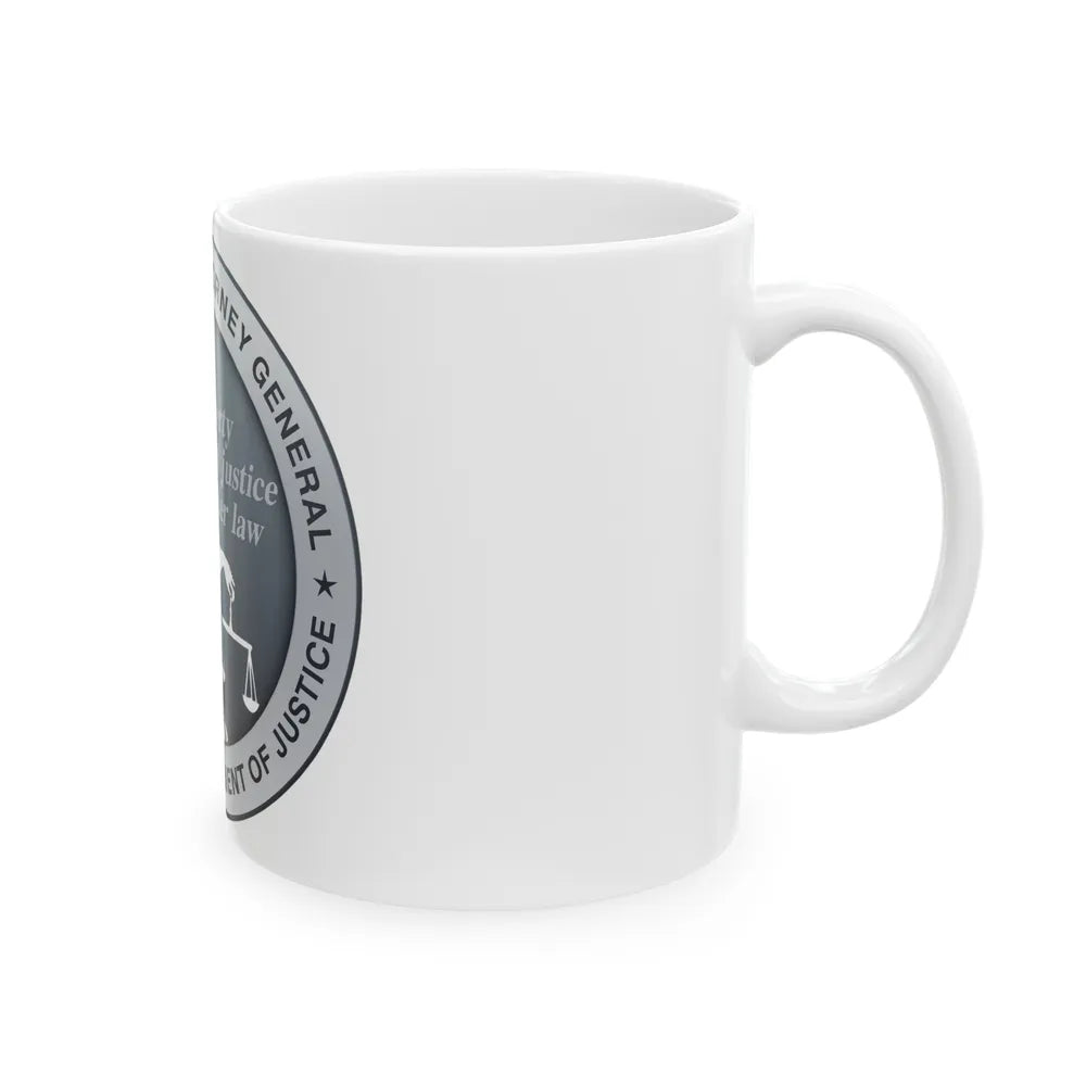 California Department of Justice - White Coffee Mug-Go Mug Yourself