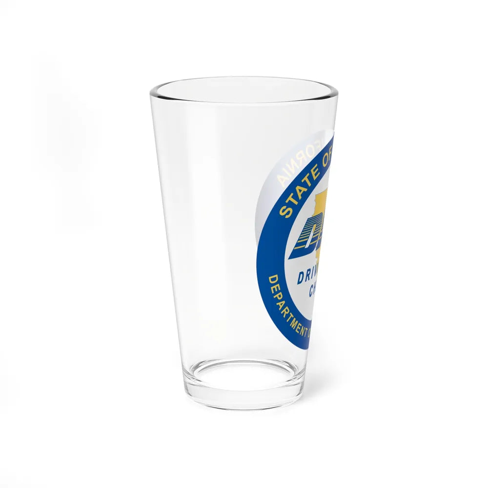 California Department of Motor Vehicles - Pint Glass 16oz-Go Mug Yourself