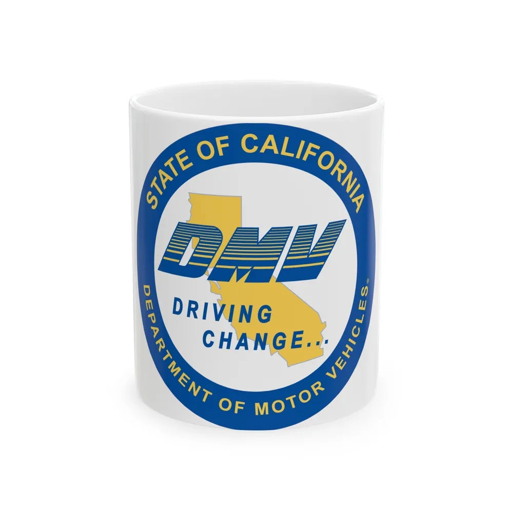 California Department of Motor Vehicles - White Coffee Mug-11oz-Go Mug Yourself