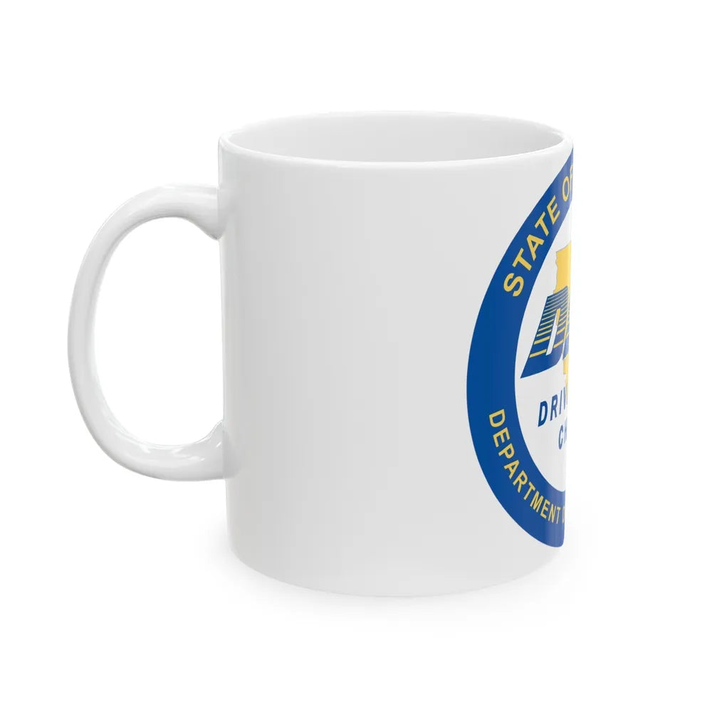 California Department of Motor Vehicles - White Coffee Mug-Go Mug Yourself