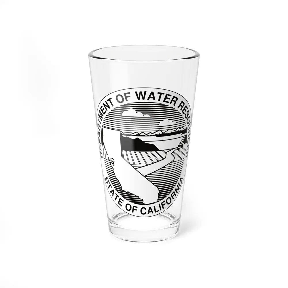 California Department of Water Resources - Pint Glass 16oz-16oz-Go Mug Yourself