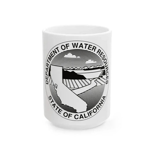 California Department of Water Resources - White Coffee Mug 15oz - Go Mug Yourself