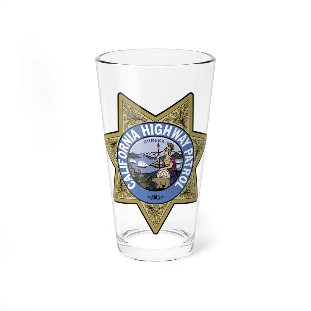 California Highway Patrol 2 - Pint Glass 16oz-16oz-Go Mug Yourself