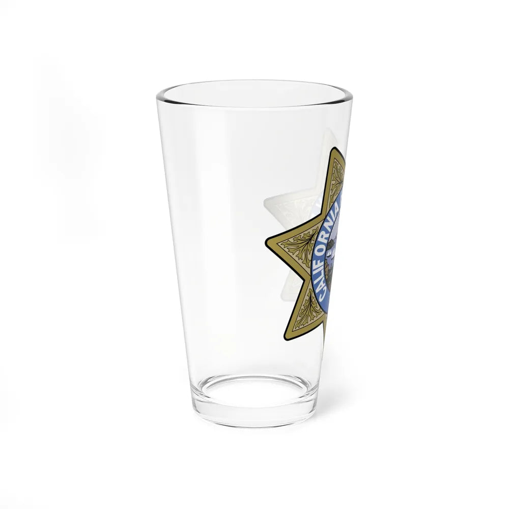 California Highway Patrol 2 - Pint Glass 16oz-Go Mug Yourself