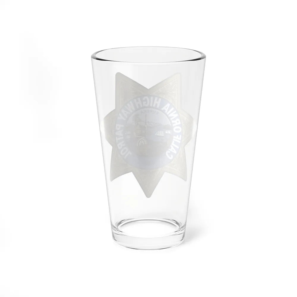 California Highway Patrol 2 - Pint Glass 16oz-Go Mug Yourself