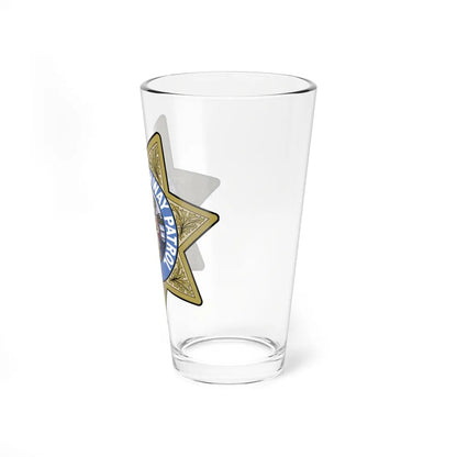 California Highway Patrol 2 - Pint Glass 16oz-Go Mug Yourself