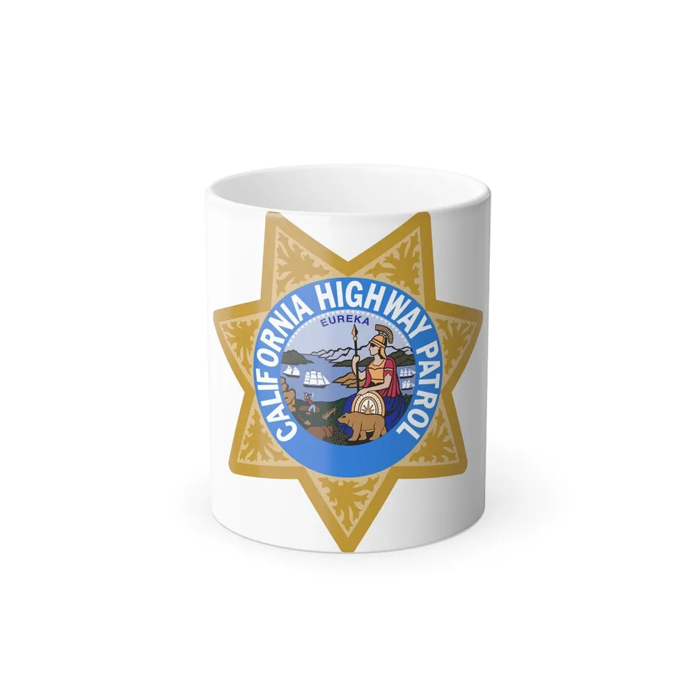 California Highway Patrol - Color Changing Mug 11oz-11oz-Go Mug Yourself