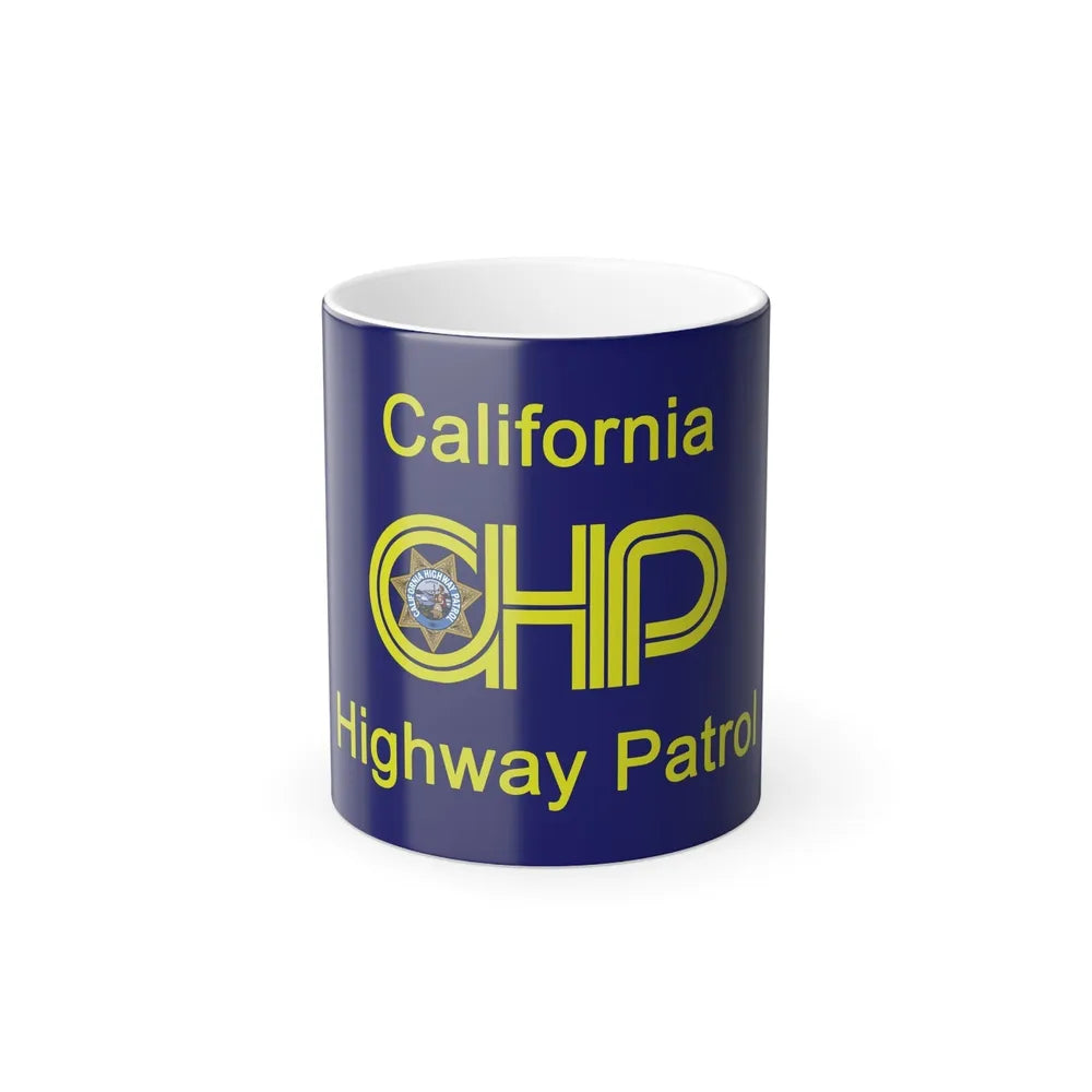 California Highway Patrol Flag - Color Changing Mug 11oz-11oz-Go Mug Yourself