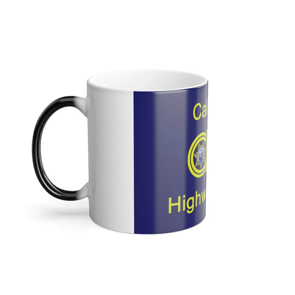 California Highway Patrol Flag - Color Changing Mug 11oz-Go Mug Yourself