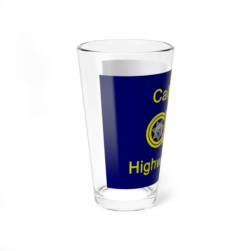 California Highway Patrol Flag - Pint Glass 16oz-Go Mug Yourself