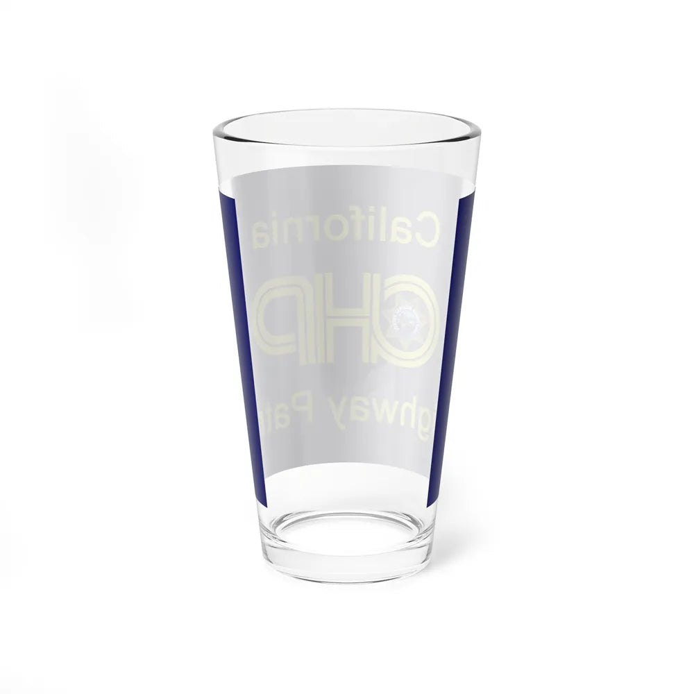 California Highway Patrol Flag - Pint Glass 16oz-Go Mug Yourself