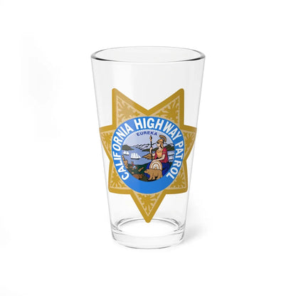 California Highway Patrol - Pint Glass 16oz-16oz-Go Mug Yourself