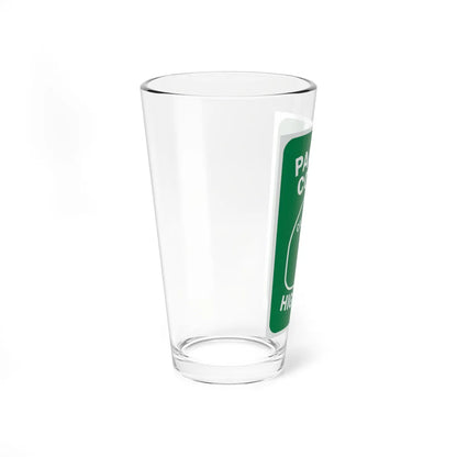 California Pacific Coast Highway Sign (California) (Road Sign) Pint Glass 16oz - Go Mug Yourself