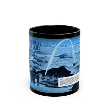 California's Big Squirt, 1951 - Black Coffee Mug 11oz - Go Mug Yourself