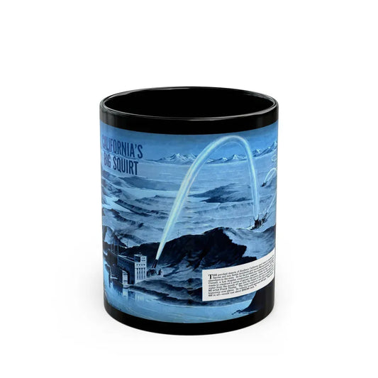 California's Big Squirt, 1951 - Black Coffee Mug 11oz - Go Mug Yourself