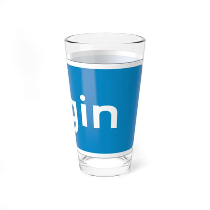 California Scenic begin (California) (Road Sign) Pint Glass 16oz - Go Mug Yourself