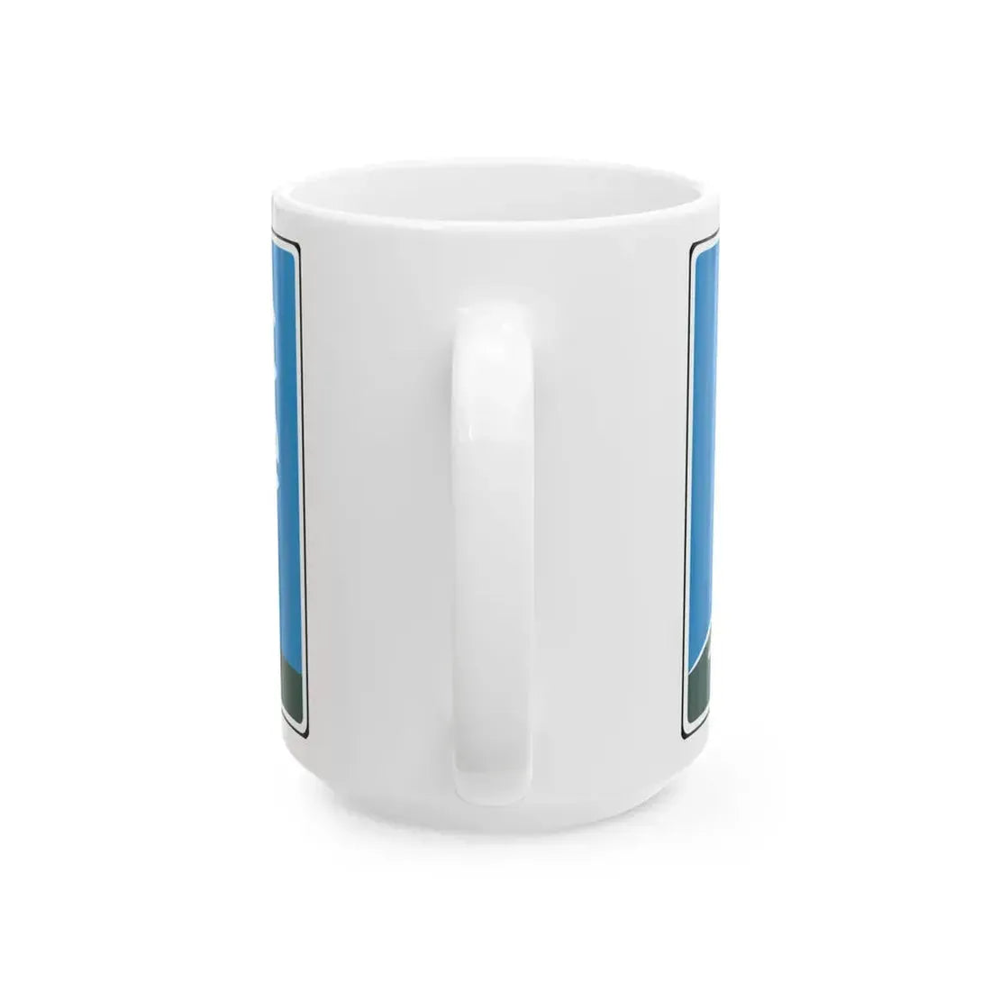 California Scenic Large (California) (Road Sign) White Coffee Mug - Go Mug Yourself