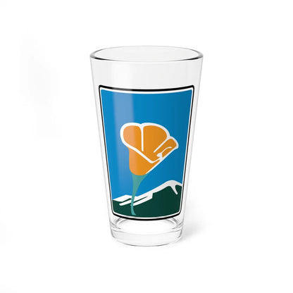 California Scenic State (California) (Road Sign) Pint Glass 16oz 16oz - Go Mug Yourself