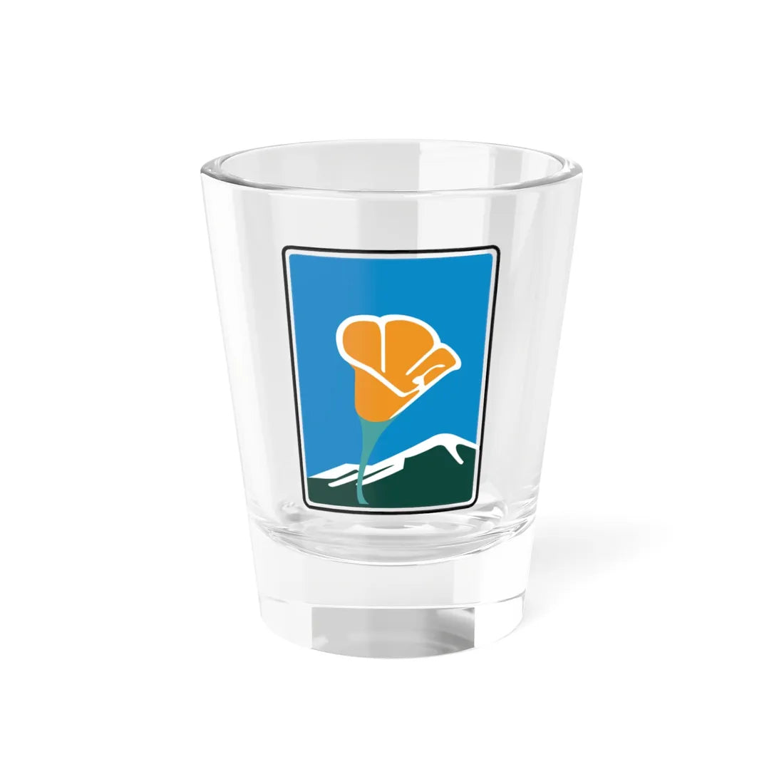 California Scenic State (California) (Road Sign) Shot Glass 1.5oz 1.5oz - Go Mug Yourself