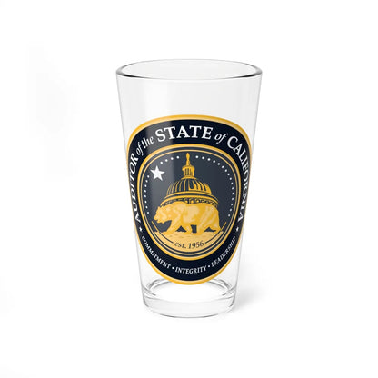 California State Auditor - Pint Glass 16oz-16oz-Go Mug Yourself