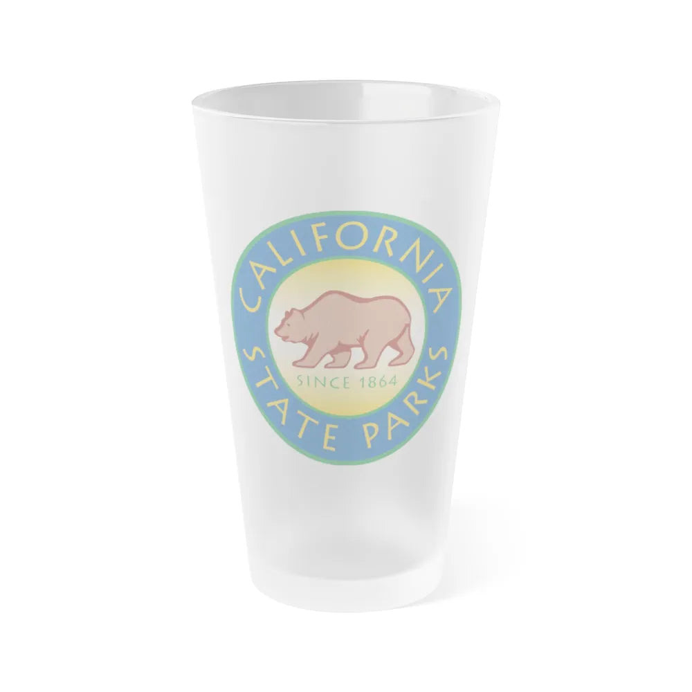 California State Parks - Frosted Pint Glass 16oz-16oz-Frosted-Go Mug Yourself