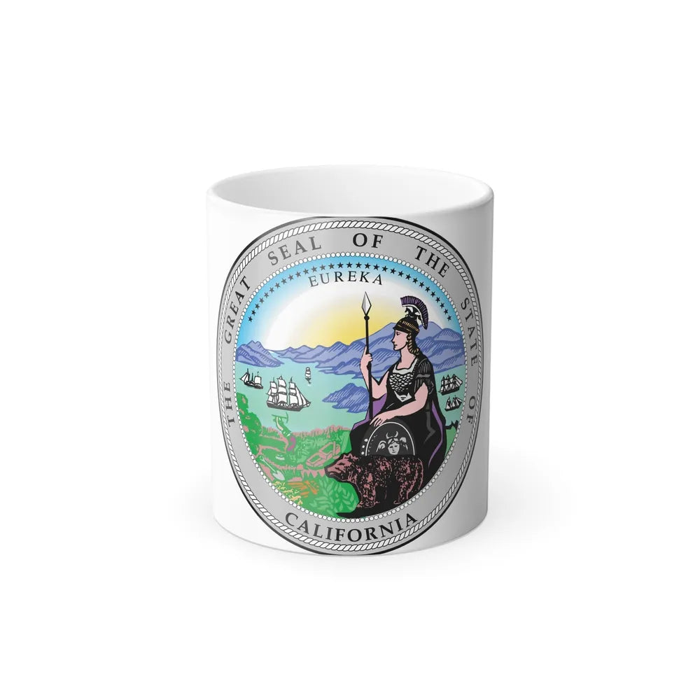 California State Seal - Color Changing Mug 11oz-11oz-Go Mug Yourself