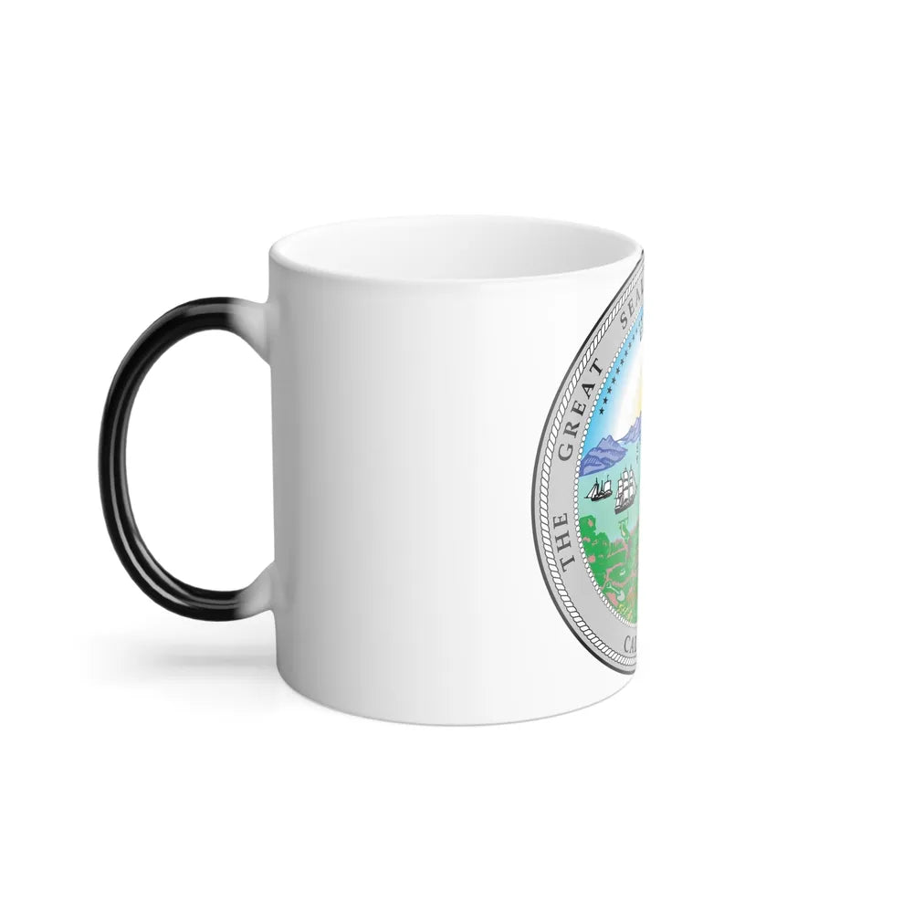 California State Seal - Color Changing Mug 11oz-Go Mug Yourself