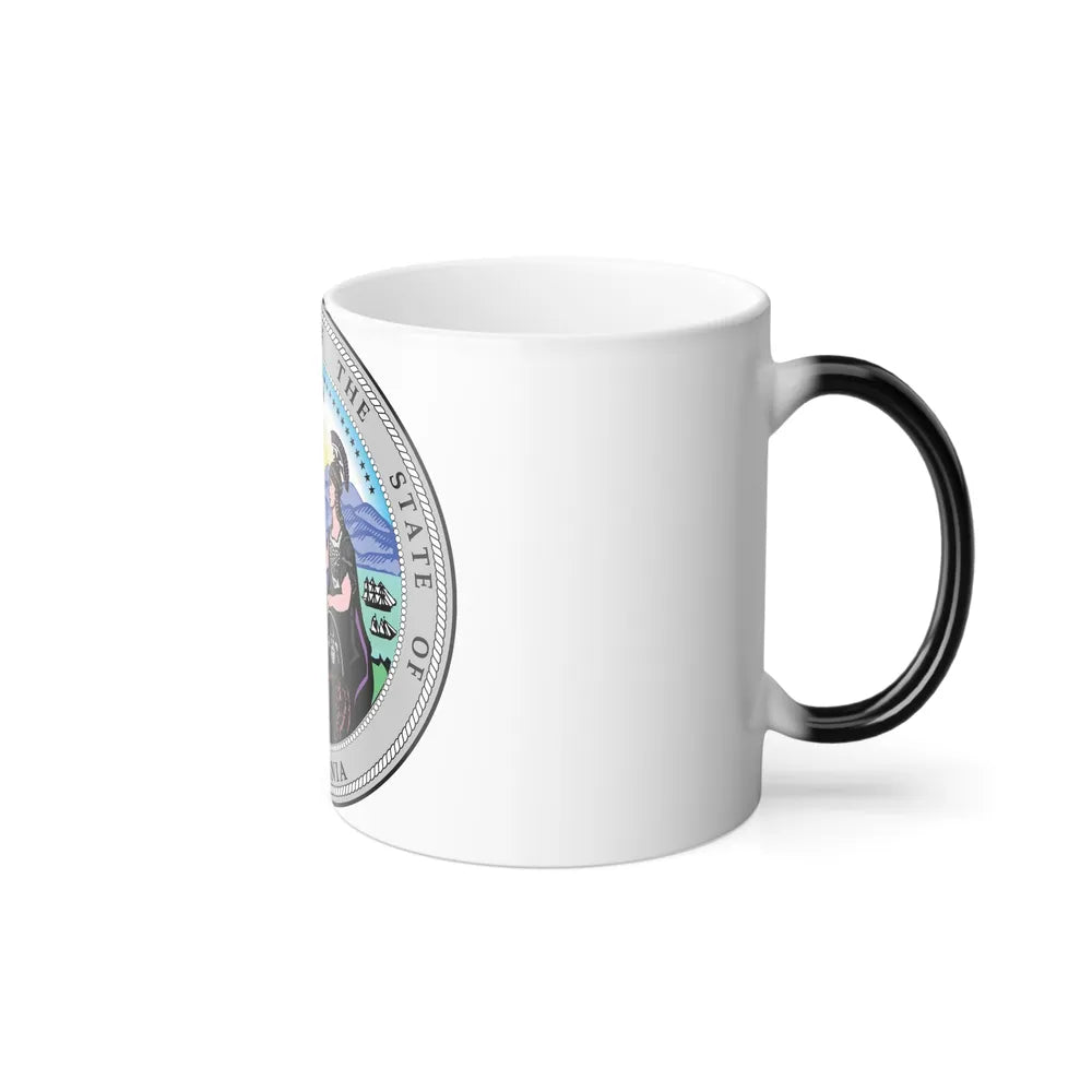 California State Seal - Color Changing Mug 11oz-Go Mug Yourself