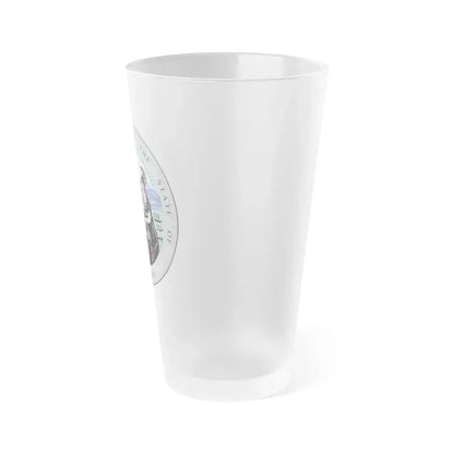 California State Seal - Frosted Pint Glass 16oz - Go Mug Yourself