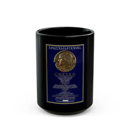 CALIGULA 1979 Movie Poster - Black Coffee Mug 15oz - Go Mug Yourself