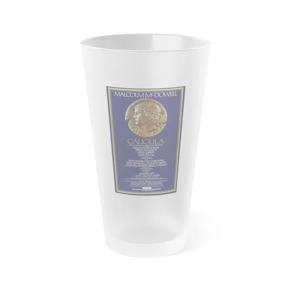 CALIGULA 1979 Movie Poster - Frosted Pint Glass 16oz-16oz-Frosted-Go Mug Yourself