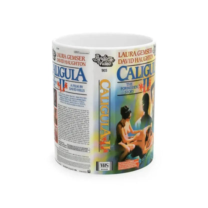 CALIGULA 2 (VHS COVER) - White Coffee Mug 11oz - Go Mug Yourself