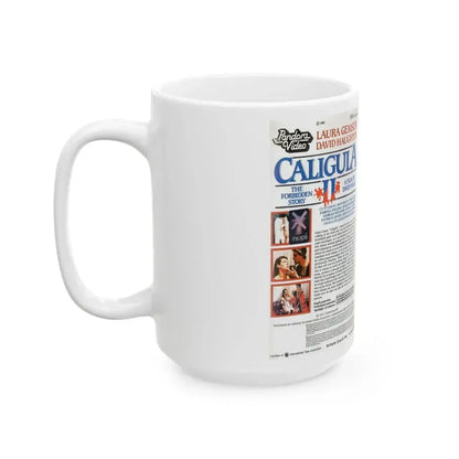 CALIGULA 2 (VHS COVER) - White Coffee Mug - Go Mug Yourself
