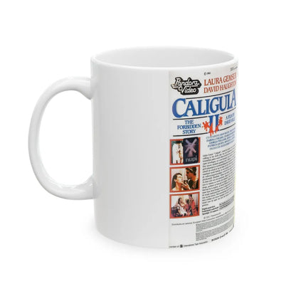 CALIGULA 2 (VHS COVER) - White Coffee Mug-Go Mug Yourself