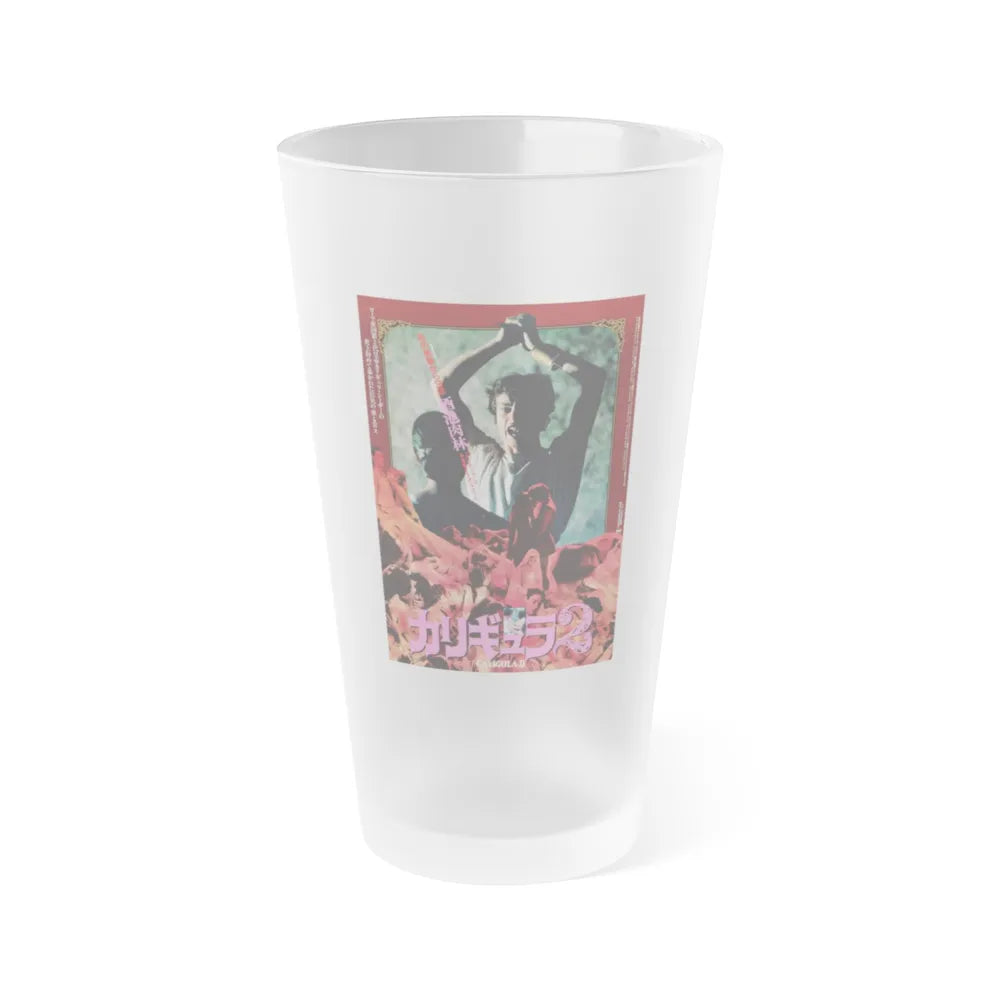 CALIGULA II 1982 Movie Poster - Frosted Pint Glass 16oz-16oz-Frosted-Go Mug Yourself