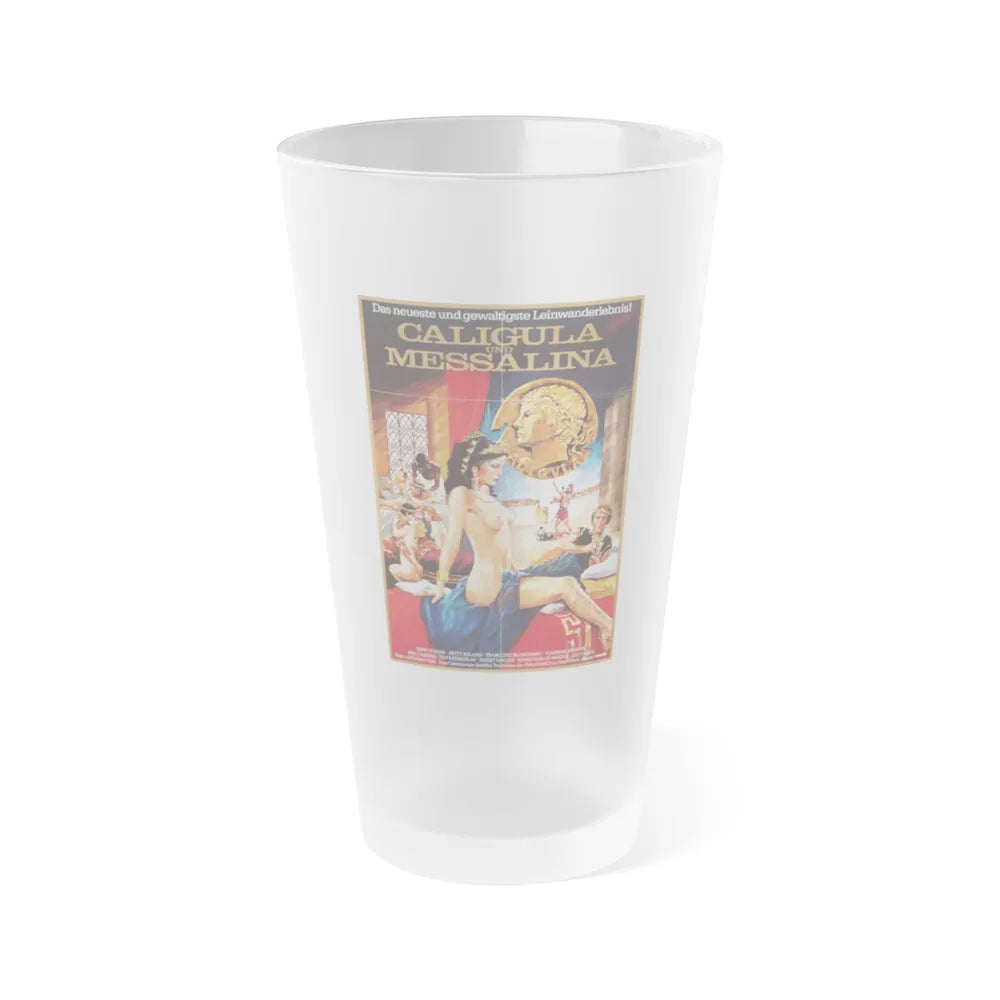 CALIGULA UND MESSALINA 1981 Movie Poster - Frosted Pint Glass 16oz-16oz-Frosted-Go Mug Yourself