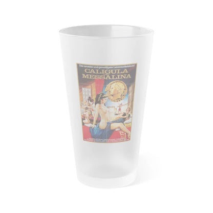 CALIGULA UND MESSALINA 1981 Movie Poster - Frosted Pint Glass 16oz-16oz-Frosted-Go Mug Yourself