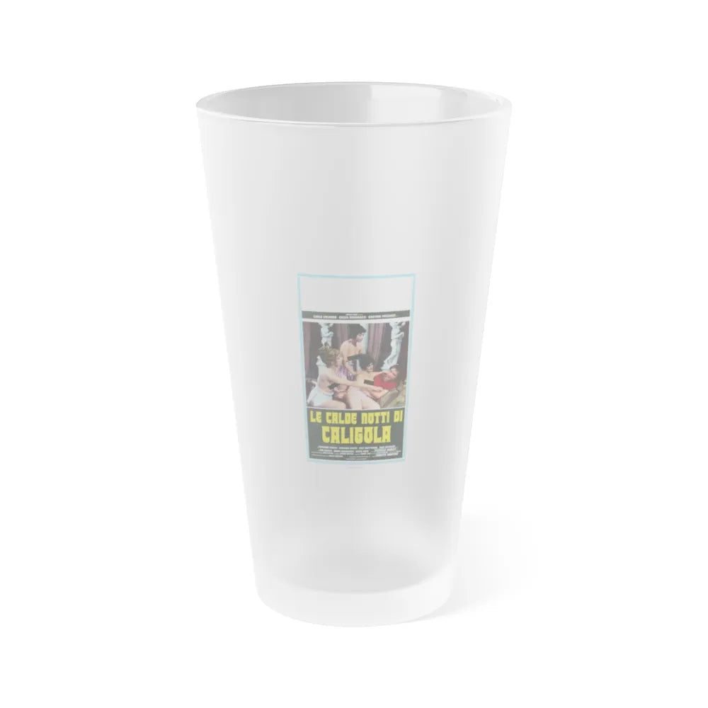 CALIGULA'S HOT NIGHTS 1977 Movie Poster - Frosted Pint Glass 16oz-16oz-Frosted-Go Mug Yourself