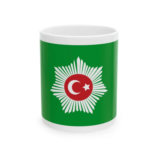 Caliphate standard of Abdulmejid II 1922-1924 (Oman) White Coffee Mug 11oz - Go Mug Yourself