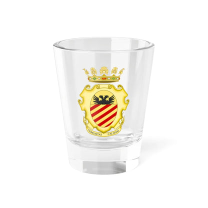 Calizzano-Stemma (Italy) (Coat of Arms) Shot Glass 1.5oz 1.5oz - Go Mug Yourself