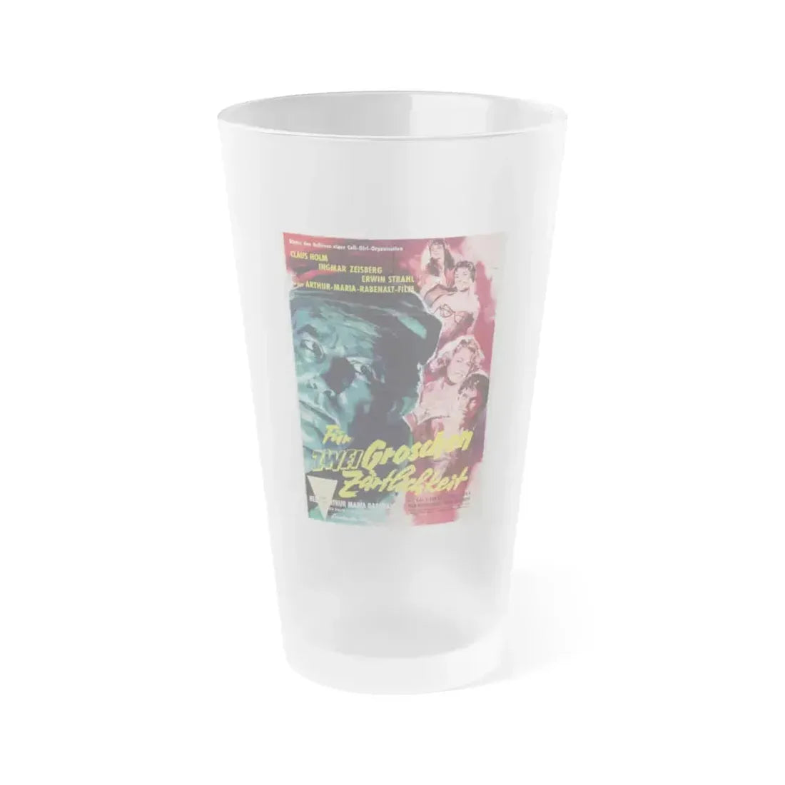 CALL GIRLS 1957 Movie Poster - Frosted Pint Glass 16oz 16oz Frosted - Go Mug Yourself