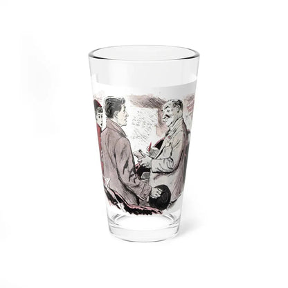 Call it Even, Collier's, March 15, 1952 (Magazine Illustration) Pint Glass 16oz 16oz - Go Mug Yourself