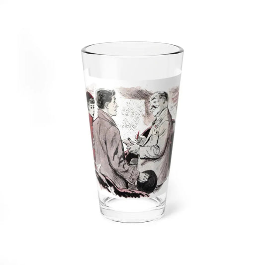 Call it Even, Collier's, March 15, 1952 (Magazine Illustration) Pint Glass 16oz 16oz - Go Mug Yourself