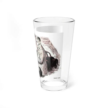 Call it Even, Collier's, March 15, 1952 (Magazine Illustration) Pint Glass 16oz - Go Mug Yourself