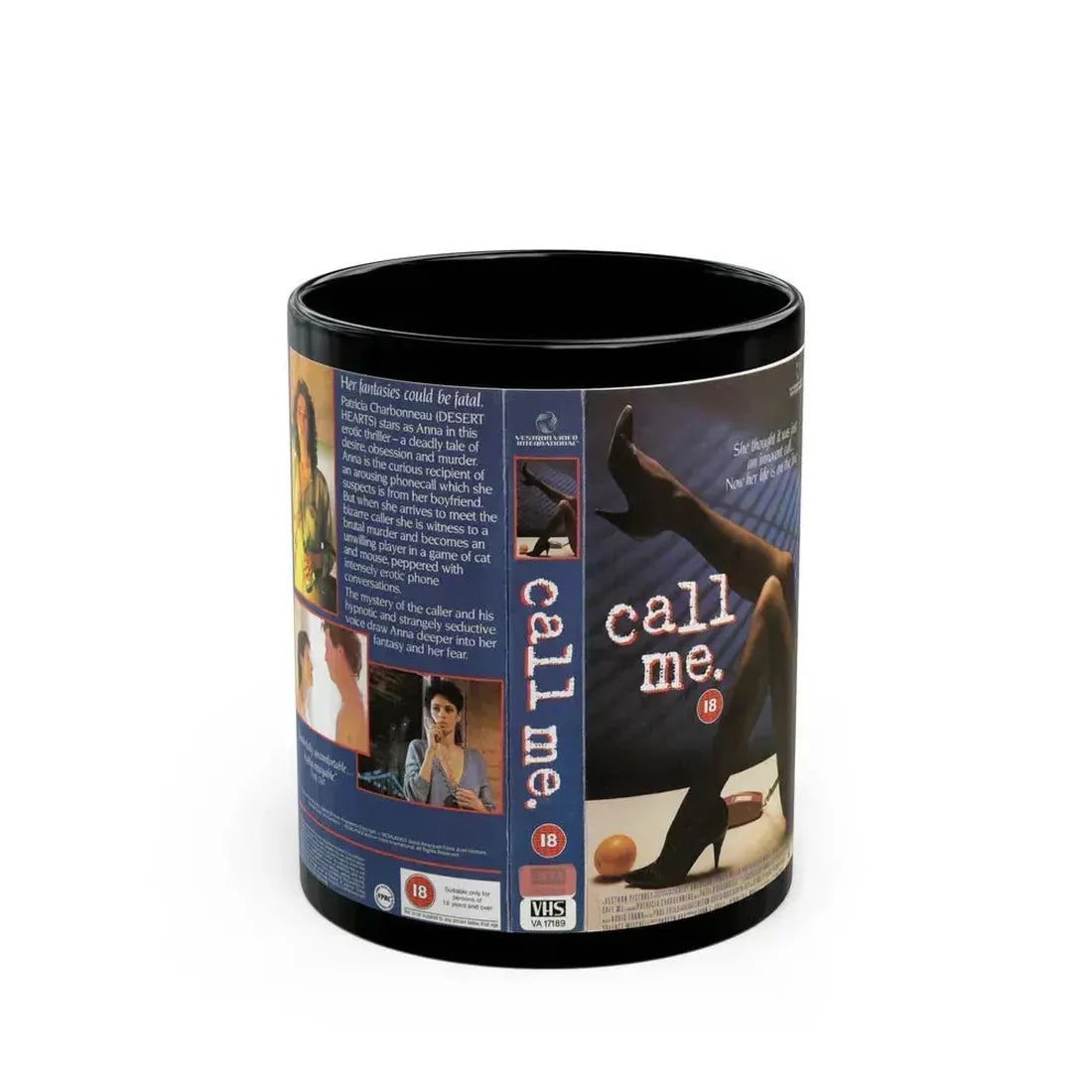 CALL ME (VHS COVER) - Black Coffee Mug 11oz - Go Mug Yourself